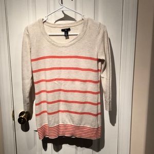 Gap beige striped sweater